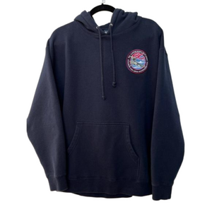 ERIC CLAPTON WORLD TOUR 2006/2007 Navy Blue Concert Pullover Hoodie Collectible